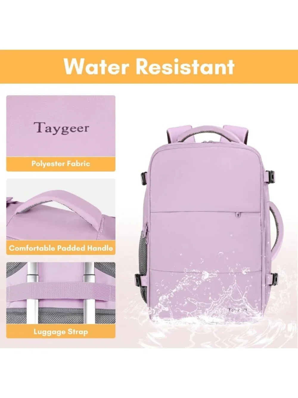 Stylish Large Travel Backpack for Women, 15.6